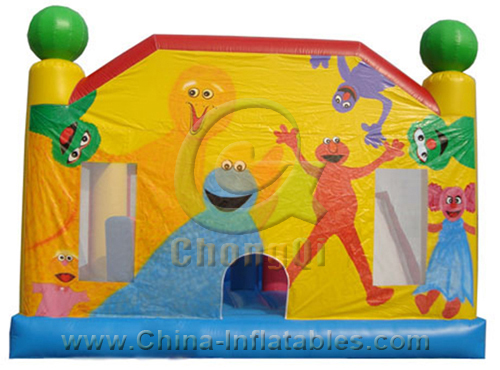 inflatable bouncing castle Hooray 4 Elmo